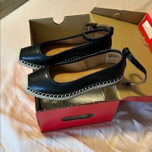 Ana flats with cute ankle strap size 6.5